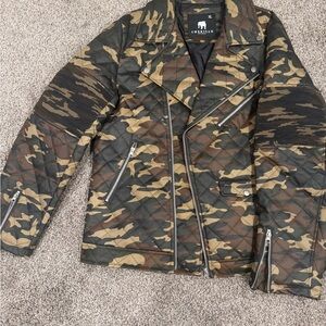 American Stitch Camouflage Quilted Jacket